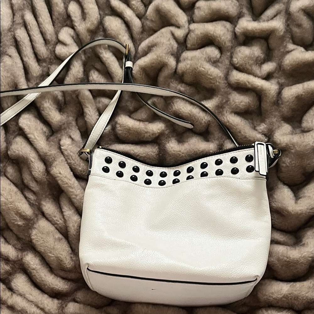 Stylish White Studded Fossil  Women's Bag